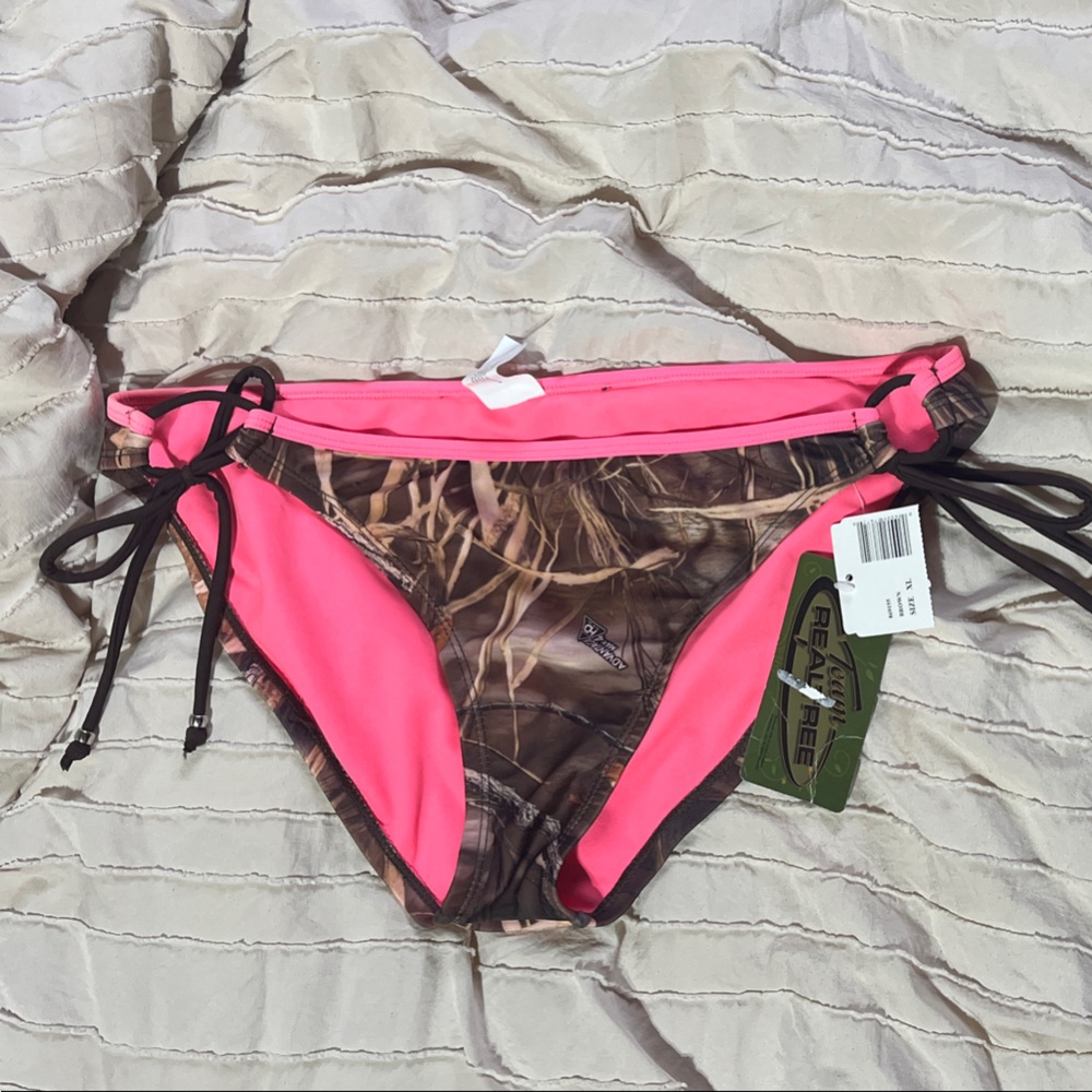Realtree Pink and Camouflage Bikini Bottom